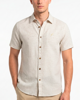 Camisa Blanca Cuello ingles de Linaza - MC