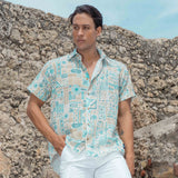 CAMISA SIMBOLOS CUELLO INGLES