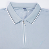 POLO ZIPPER AZUL