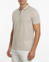 POLO ZIPPER BEIGE