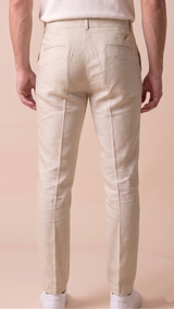 Pantalón Lino Beige