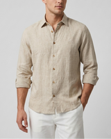 Camisa Lino Beigh