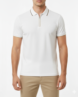 POLO ZIPPER BLANCA