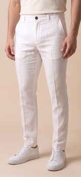 Pantalon Lino Blanco