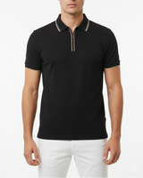 POLO ZIPPER  NEGRA