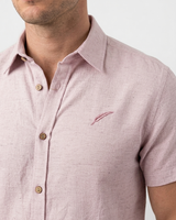 Camisa Linaza Rosa  - MC