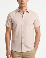 Camisa Linaza Rosa  - MC