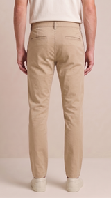 pantalón de dril azul beige