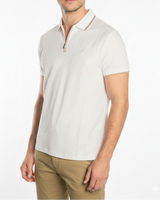 POLO ZIPPER BLANCA