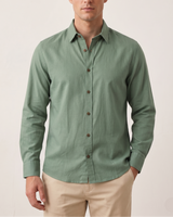 Camisa manga larga Verde aceituna