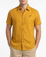 Camisa mostaza cuello ingle - MC
