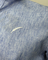 Camisa Cuello ingles azul oscuro jaspeado ingles - MC
