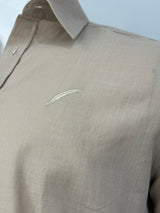 Camisa Cuello ingles Crema - MC